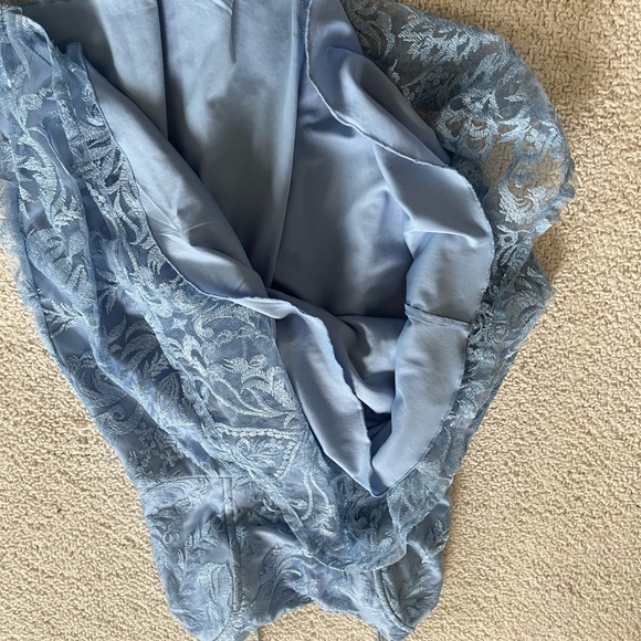 Speechless Blue party Lace Fairycore Mini Dress pastel size 11 - Picture 5 of 10